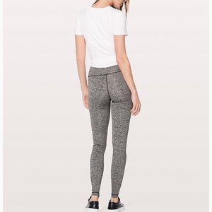 Lululemon wunder under high rise leggings grey